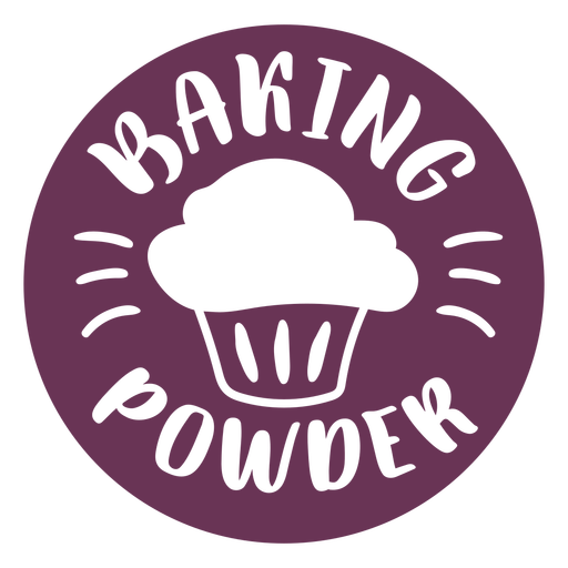 Pantry baking powder label PNG Design
