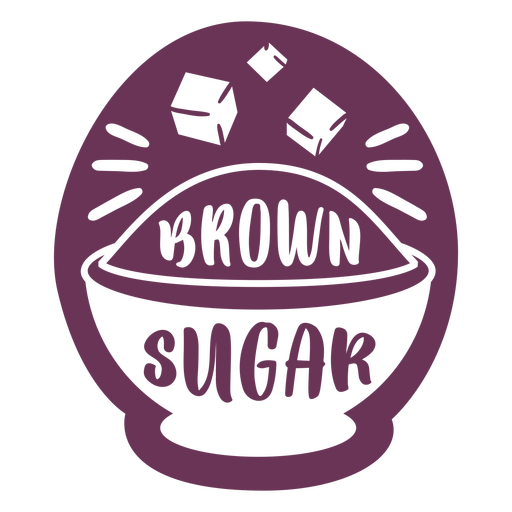 Pantry brown sugar label PNG Design
