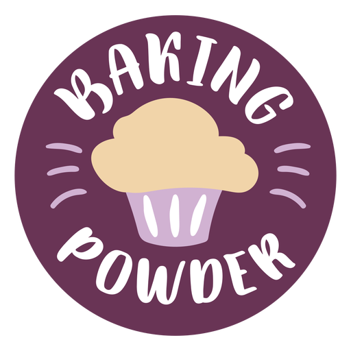 Pantry label baking powder PNG Design