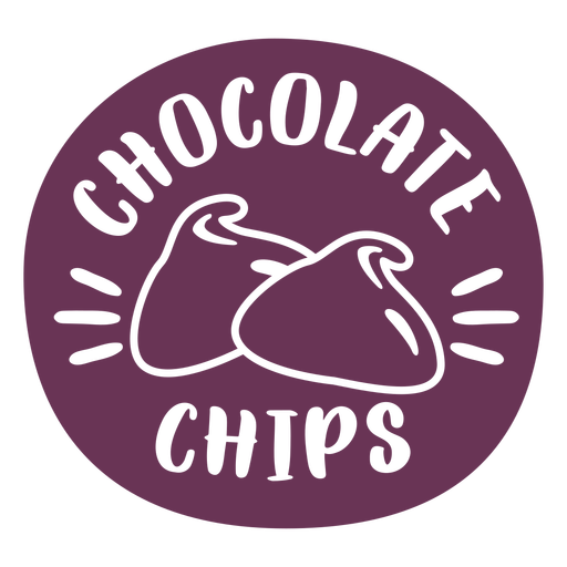 Download Pantry label chocolate chips - Transparent PNG & SVG ...