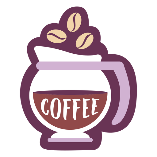Pantry Label Kaffee PNG-Design