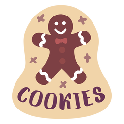Pantry Label Cookies PNG-Design