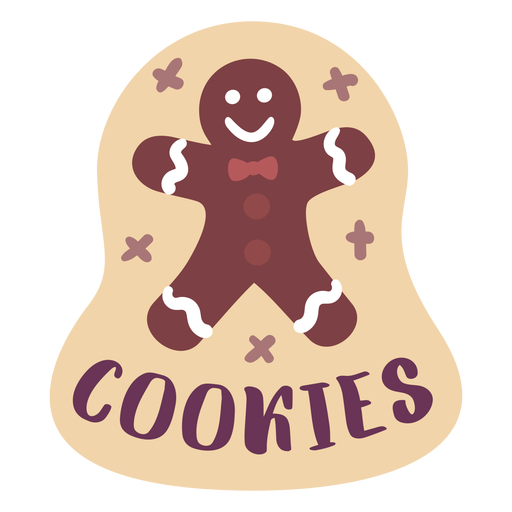 Pantry label cookies PNG Design