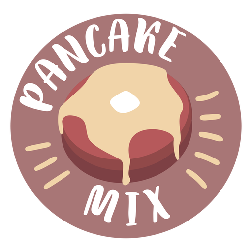 Pantry label pancake mix PNG Design