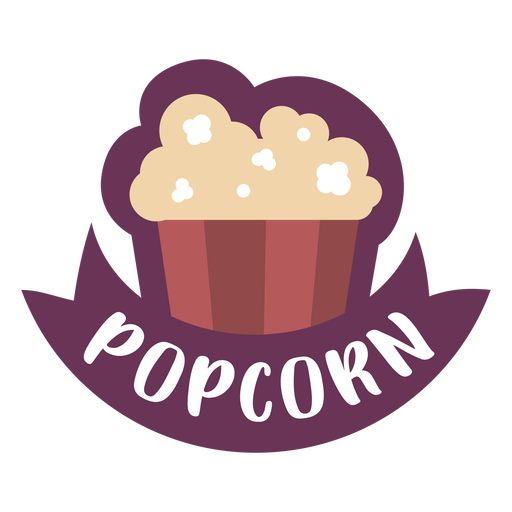 Pantry Label Popcorn PNG-Design