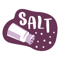 Sal de rótulo de despensa Desenho PNG
