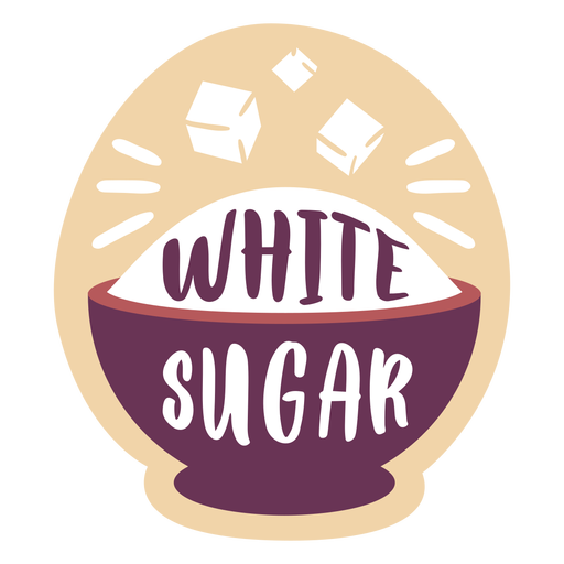Pantry label white sugar - Transparent PNG & SVG vector file