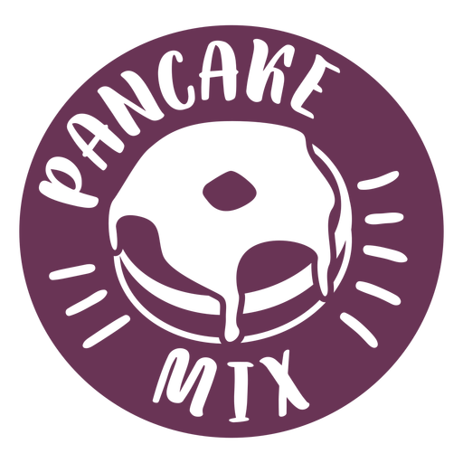 Pantry pancake mix label PNG Design