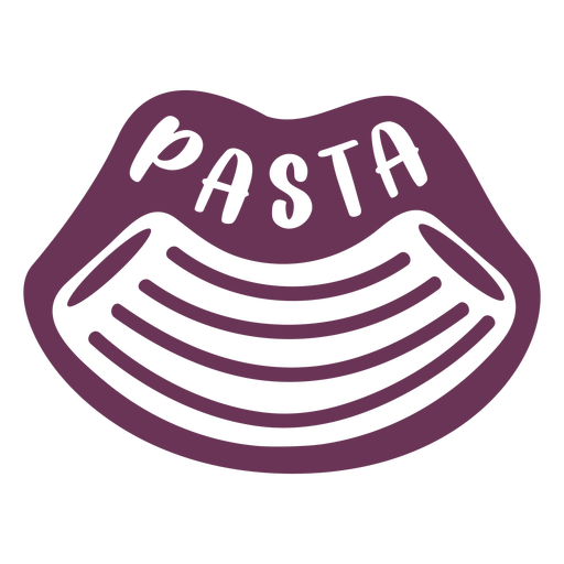 Pantry pasta label PNG Design