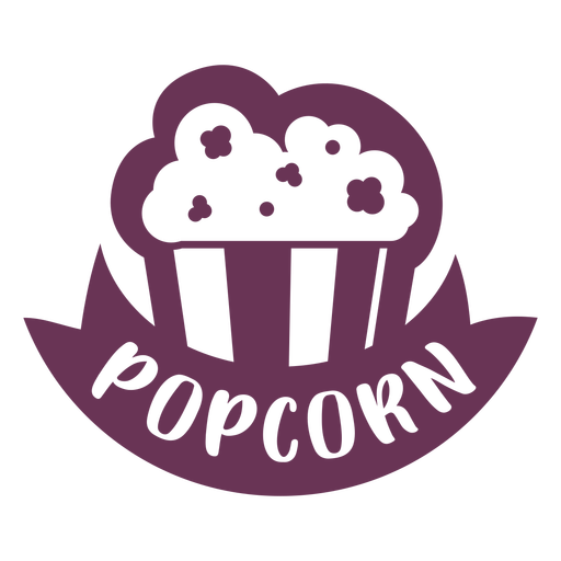Pantry Popcorn Label PNG-Design
