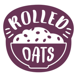 Definición de avena de despensa de etiqueta - Descargar PNG/SVG