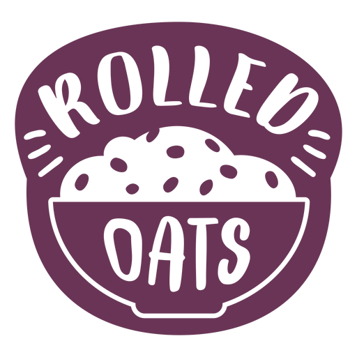 Pantry rolled oats label PNG Design