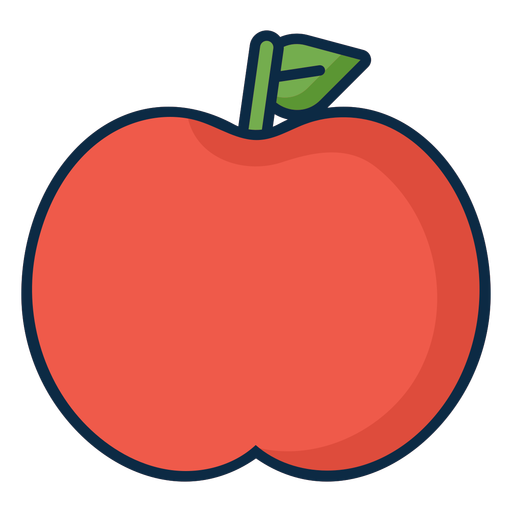 Download Red apple simple icon - Transparent PNG & SVG vector file