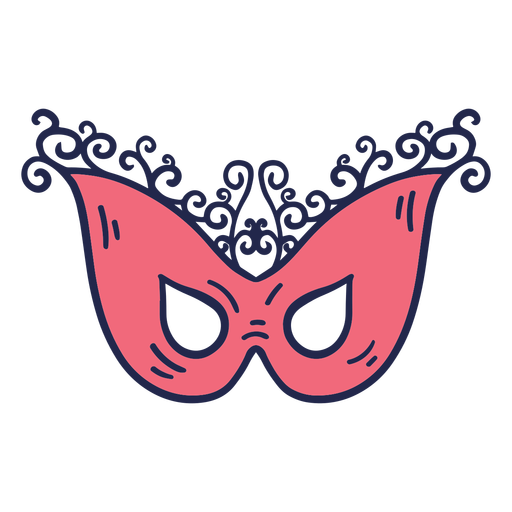 Download Simple carnival mask colored - Transparent PNG & SVG ...