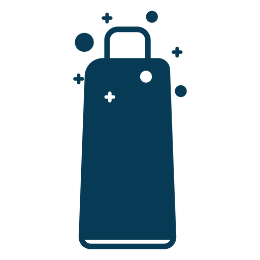 Seifenröhrchenbehälter blau PNG-Design
