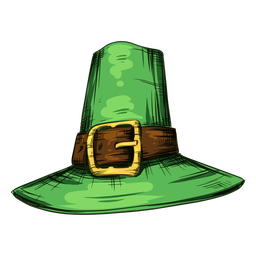 Sombrero del día de san patricio fresco Diseño PNG