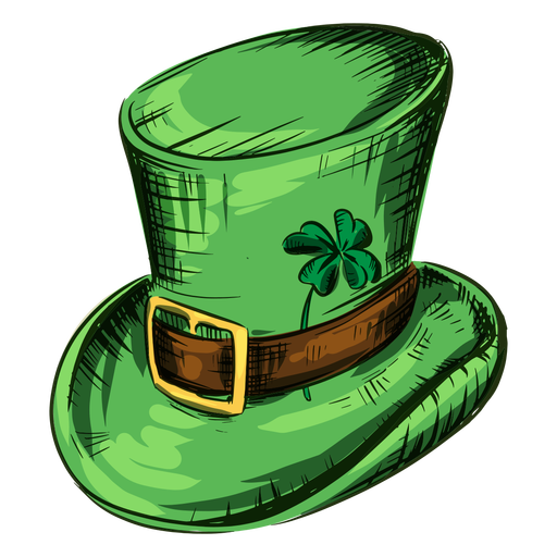 St. Patricks Tageshut mit Kleeblatt