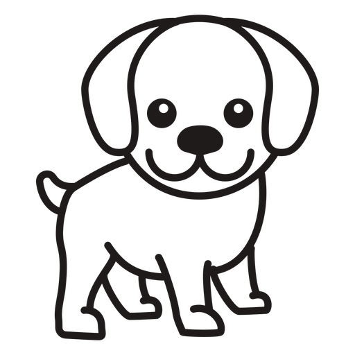 Download Stroke Cute Dog Transparent Png Svg Vector File 3D SVG Files Ideas | SVG, Paper Crafts, SVG File