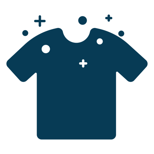 Gewaschene Wäsche blau waschen PNG-Design