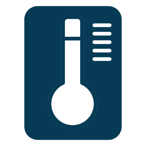 Water temperature laundry blue PNG Design