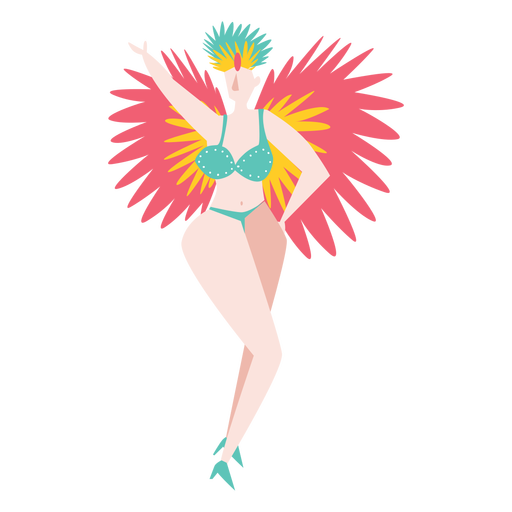 Sexy Kostümkarneval der Frau PNG-Design