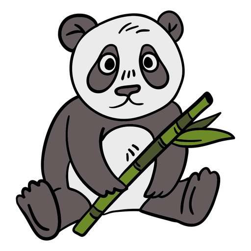 Bamb? panda dibujado a mano