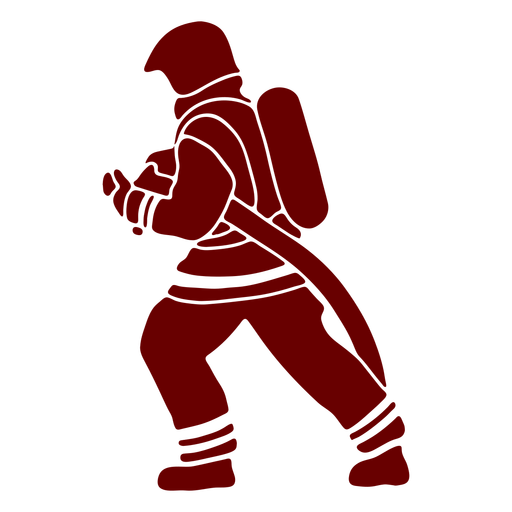 Download Hose firefighter profile silhouette - Transparent PNG ...