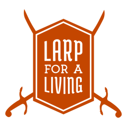 Larp para insignia de espada viviente Diseño PNG