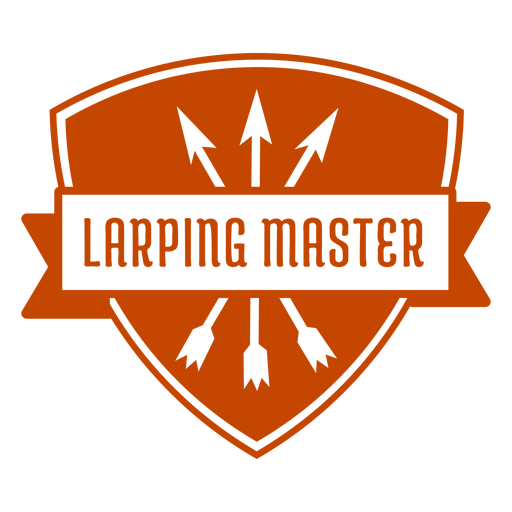 Larping master arrows badge PNG Design