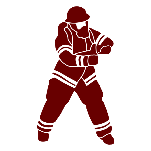 Maske Feuerwehrmann Silhouette PNG-Design