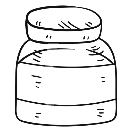 Download Small bottle hand drawn stroke - Transparent PNG & SVG vector file