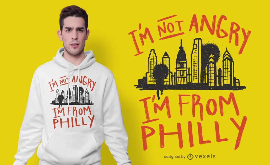 i'm from philly t-shirt design i'm from philly t-shirt design