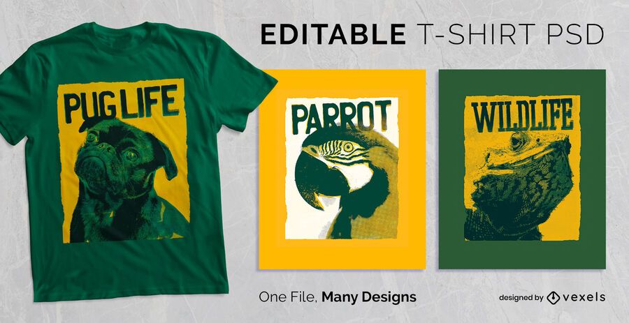 Serigraphy Text T-shirt Design PSD Serigraphy Text T-shirt Design PSD