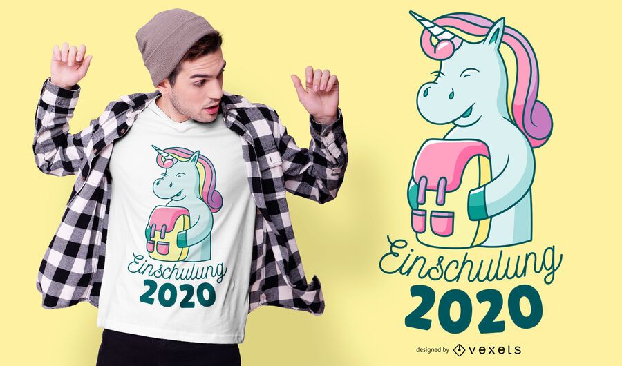 Unicorn school enrollment t-shirt design Unicorn school enrollment t-shirt design