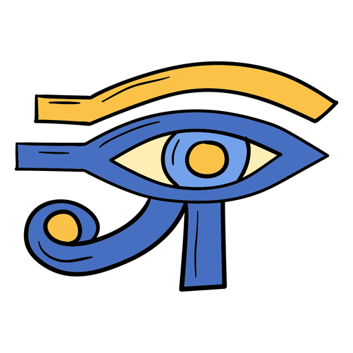 Olho desenhado ? m?o de Horus Desenho PNG