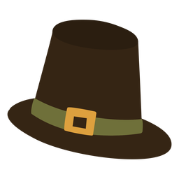 Pilgrim Hat Flat PNG & SVG Design For T-Shirts