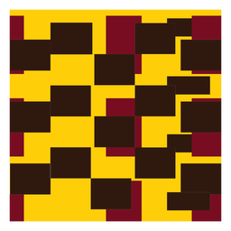 Squared kente composition PNG Design