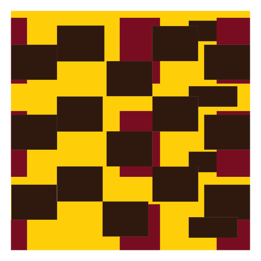 Composição kente quadrada Desenho PNG