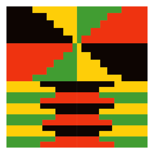 Traditional kente composition PNG Design