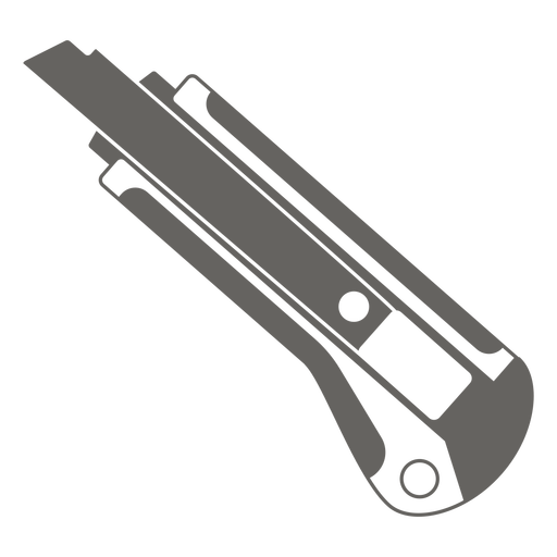 Download Utility knife grey icon - Transparent PNG & SVG vector file