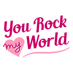 Você arrasa no meu design de letras dos namorados Desenho PNG