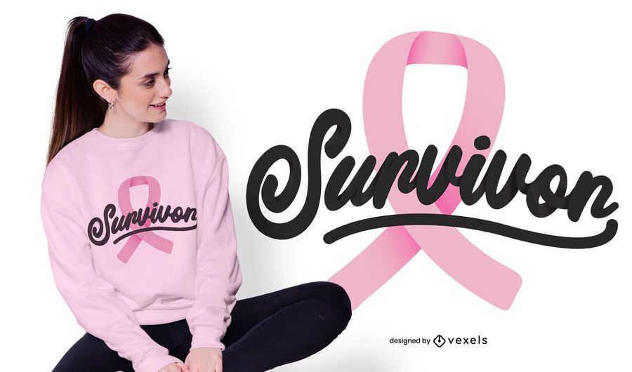 Breast cancer survivor t-shirt design Breast cancer survivor t-shirt design