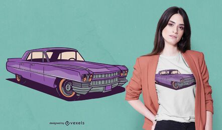 Diseño de camiseta de coche vintage Diseño de camiseta de coche vintage