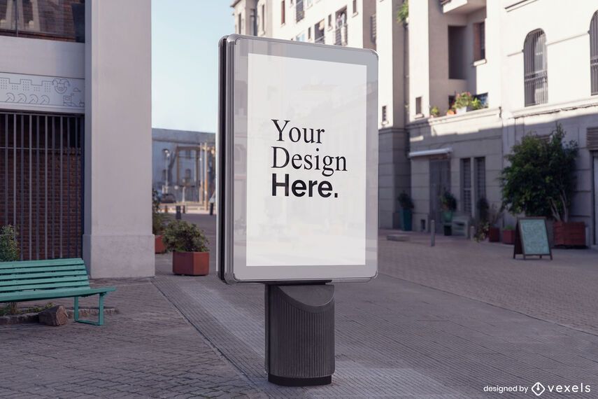 Download Urban Street Sign Mockup - PSD Mockup Download