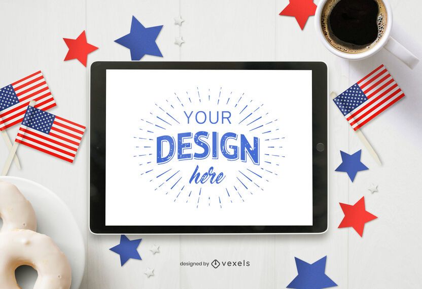4th of July ipad mockup 4th of July ipad mockup