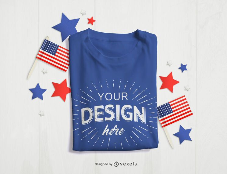 4th of July t-shirt mockup 4th of July t-shirt mockup