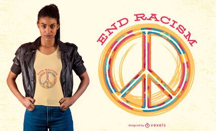 End racism t-shirt design End racism t-shirt design