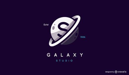 Saturn galaxy logo design Saturn galaxy logo design