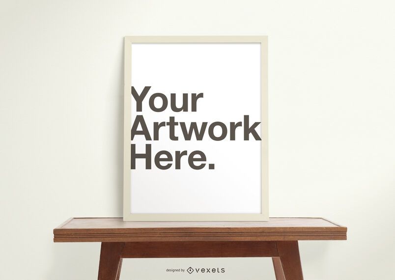 Artwork frame mockup composition Artwork frame mockup composition