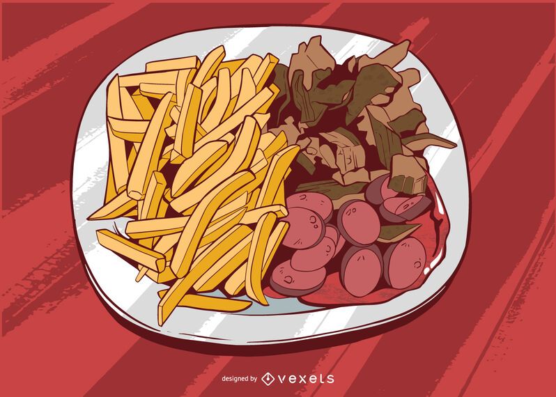 Taxi Teller Food Illustration Taxi Teller Food Illustration